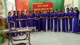 Hội nghị CB-CC-VC trường Mầm non Nghĩa Hiệp - Năm học 2019-2020